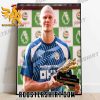 36 goals First Premier League season in the books for Erling Haaland Poster Canvas