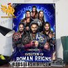 Acknowledge Evolution Of Roman Reigns WWE Poster Canvas