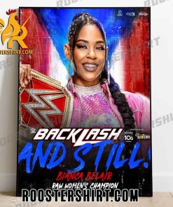 Bianca Belair Raw Womens Champions 2023 WWE Backlash Poster Canvas