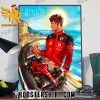 Coming Soon Scuderia Ferrari 2023 Monaco GP Poster Canvas