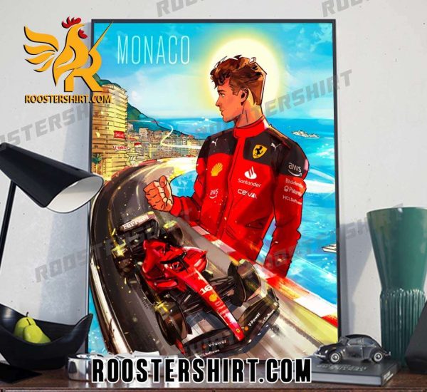 Coming Soon Scuderia Ferrari 2023 Monaco GP Poster Canvas