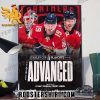 Congrats Florida Panthers Advanced Stanley Cup Playoffs 2023 Poster Canvas