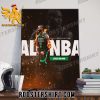 Congrats Jaylen Brown on being selected to the All-NBA Second Team Boston Celtics Poster Canvas