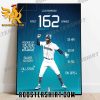Congrats Julio Rodriguez First 162 Game MLB Poster Canvas
