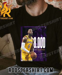 Congrats Lebron James 8k In The Playoffs T-Shirt