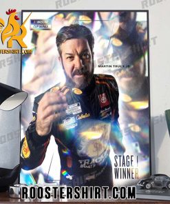 Congrats Martin Truex Jr Stage 1 Winner Nascar Cup Series 2023 Poster Canvas