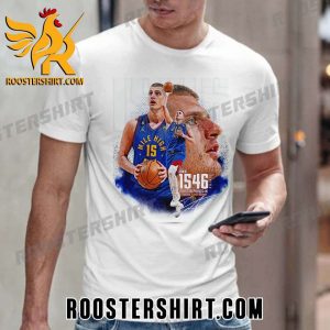 Congrats Nikola Jokic 1546 Points First In Points In Franchise Playoff History T-Shirt