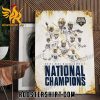 Congrats Notre Dame Lacrosse National Champions 2023 Poster Canvas