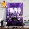 Congrats TCU Horned Frogs Big 12 Champions Poster Canvas