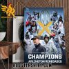 Congratulations Arlington Renegades Champions 2023 XFL Poster Canvas
