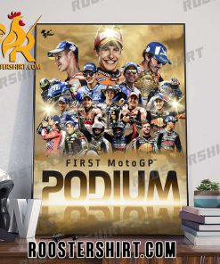 First MotoGP Podium 2023 Poster Canvas