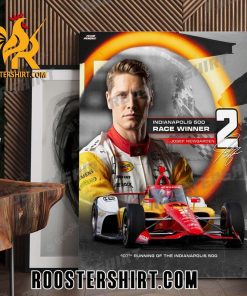 JOSEF NEWGARDEN WINS THE INDY 500 POSTER CANVAS