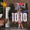 Jamal Murray Passed The 1000 Mark In Playoff Points Poster Canvas