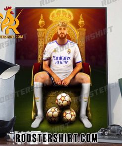 Karim Benzema decides to leave Real Madrid, he leaves as a legend and Ballon d’Or winner Poster Canvas