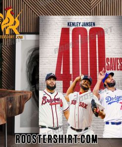 Kenley Jansen becomes just the 7th pitcher EVER with 400+ saves Poster Canvas