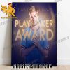 Kevin De Bruyne wins the Playmaker of the Year award Poster Canvas
