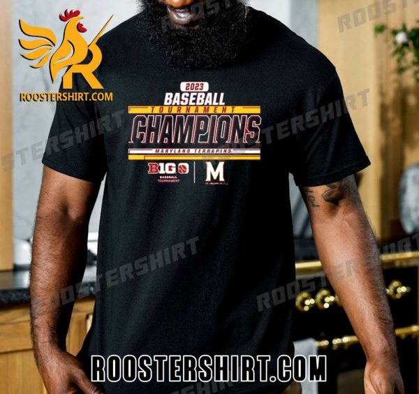 Limited Edition 2023 Big 10 Baseball Tournament Champions Maryland Terrapins Unisex T-Shirt