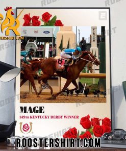 Mage Wins The 149th Kentucky Derby Poster Canvas