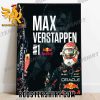 Max Verstappen continues to dominate this season with a win in Monaco GP Poster Canvas