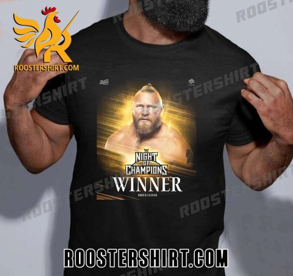 Night Of Champions Winner Brock Lesnar WWE T-Shirt