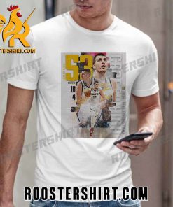 Nikola Jokic 53 Career High Points NBA T-Shirt