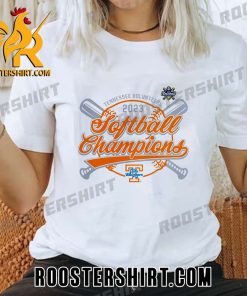 Official Tennessee Volunteers 2023 Softball Champions T-Shirt