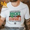 Quality 2023 DI Softball Super Regional Ducks vs Cowgirls Unisex T-Shirt