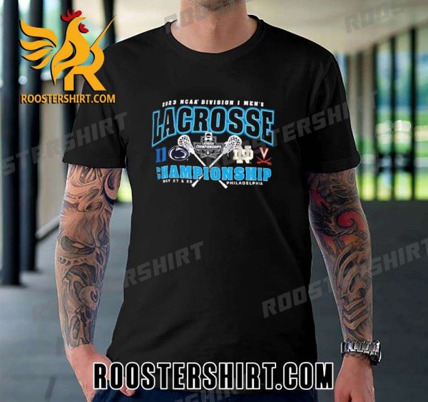 Quality 2023 NCAA DI Men’s Lacrosse Championship Shirt Philadelphia May 27 & 29 Unisex T-Shirt