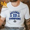 Quality Duke Blue Devils 2023 NCAA Men’s Lacrosse National Champions Locker Room Unisex T-Shirt