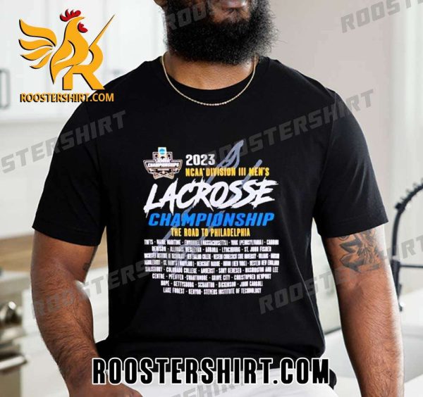 Quality NCAA DIII Men’s Lacrosse Championship Philadelphia 2023 Unisex T-Shirt