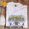 Quality Northwestern Wildcats vs Alabama Crimson Tide NCAA DI Softball Super Regional 2023 Unisex T-Shirt