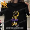 Quality Purple & Gold Never Folds LA Lakers 2023 NBA Playoff Unisex T-Shirt