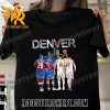 Quality Rantanen MacKinnon Jokić And Jamal Murray Denver Skyline Sports Teams Signatures Unisex T-Shirt