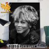 RIP Tina Turner 1939-2023 Queen of Rock n Roll Signature Poster Canvas