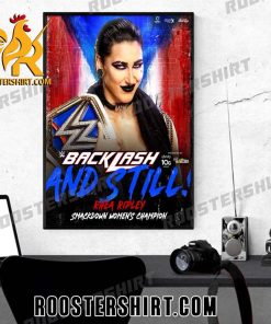 Rhea Ripley Champions Smackdown Womens 2023 WWE Backlash Poster Canvas