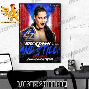 Rhea Ripley Champions Smackdown Womens 2023 WWE Backlash Poster Canvas