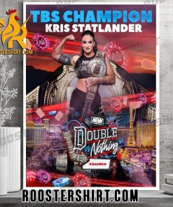 The NEW TBS Champion Kris Statlander WWE Poster Canvas