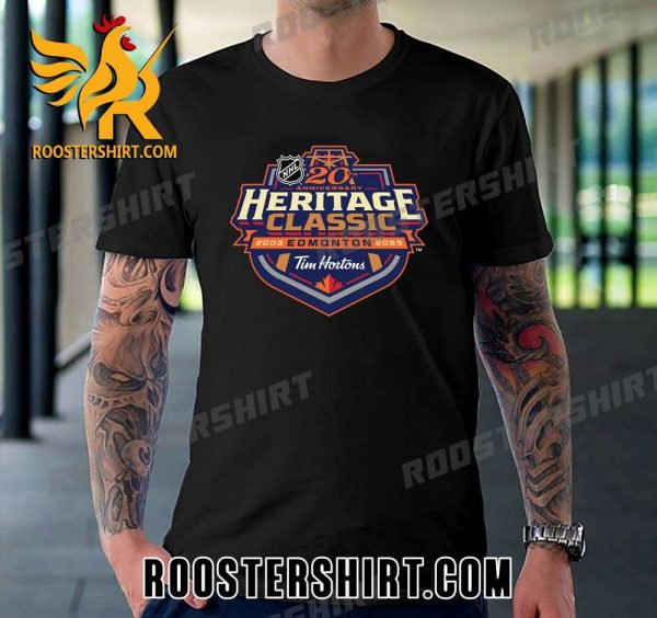20th anniversary Heritage Classic 2023 Edmonton Tim Hortons T-Shirt