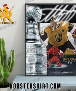 Adin Hill Champs Stanley Cup Championship 2023 Poster Canvas