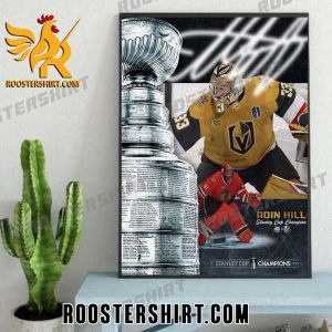 Adin Hill Champs Stanley Cup Championship 2023 Poster Canvas