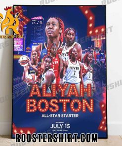 Aliyah Boston All Star Starter WNBA 2023 Poster Canvas