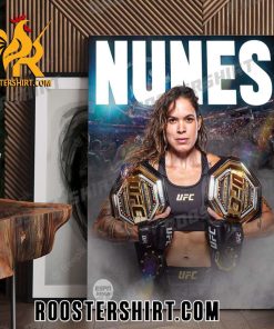 Amanda Nunes stays atop the UFC Women’s Bantamweight division UFC 289 Poster Canvas