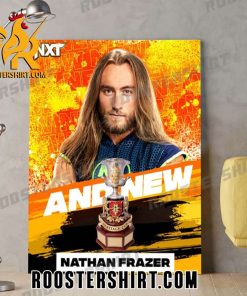 And New NXT Heritage Cup Champion Nathan Frazer WWE NXT Poster Canvas