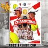 Boomer Sooner 2023 Oklahoma Sooners Champions NCAA Poster Canvas