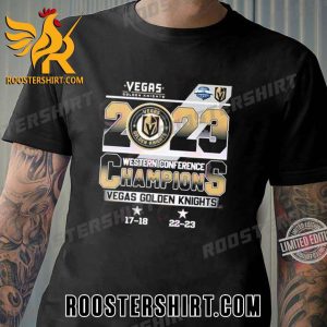 Buy Now NHL Vegas Golden Knights 2023 Western Conference Champions Unisex T-Shirt