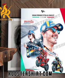 Coming Soon Mugello Circuit Italian GP 2023 MotoGP Poster Canvas