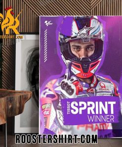 Congrats Jorge Martín Almoguera Wins Tissot Sprint At The Sachsenring Poster Canvas