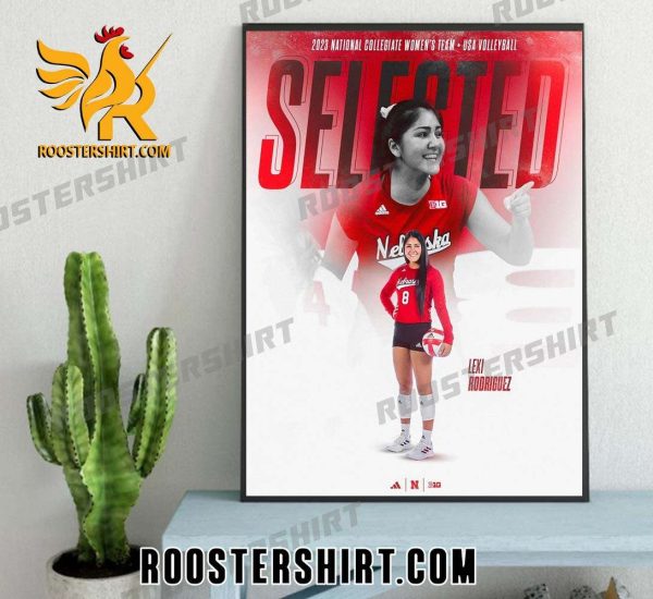 Congrats Lexi Rodriguez Selected 2023 USA Volleyball Women’s Collegiate National Team Poster Canvas