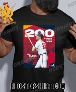 Congrats Matt Olson 200 Career Home Runs Signature T-Shirt