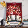 Congrats Oklahoma Sooners Softball Champs 2023 NCAA National Champions Womens College World Series Poster Canvas